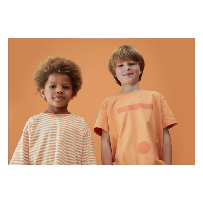 T-shirt Logo Coton Bio | Abricot