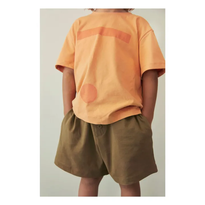 T-shirt Logo Coton Bio | Abricot- Image produit n°1