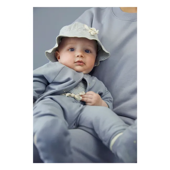 Striped Bob Organic Cotton | Ice Blue