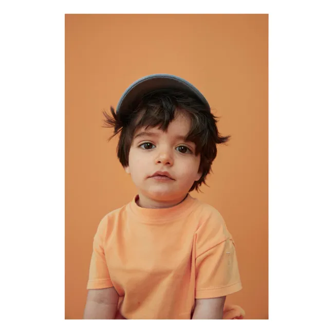 Strampelanzug aus Bio-Baumwolle | Apricot