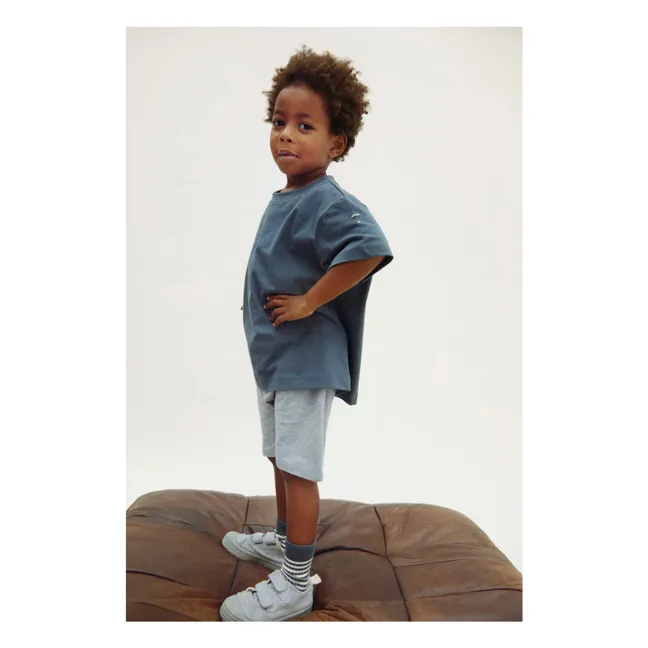 T-shirt Coton Bio | Bleu Glacier