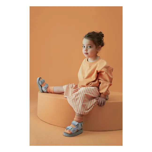 Sweat Oversize Coton Bio | Abricot