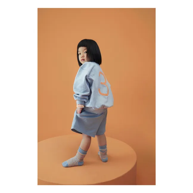 Sudadera de cumpleaños Algodón orgánico | Gris Jaspeado