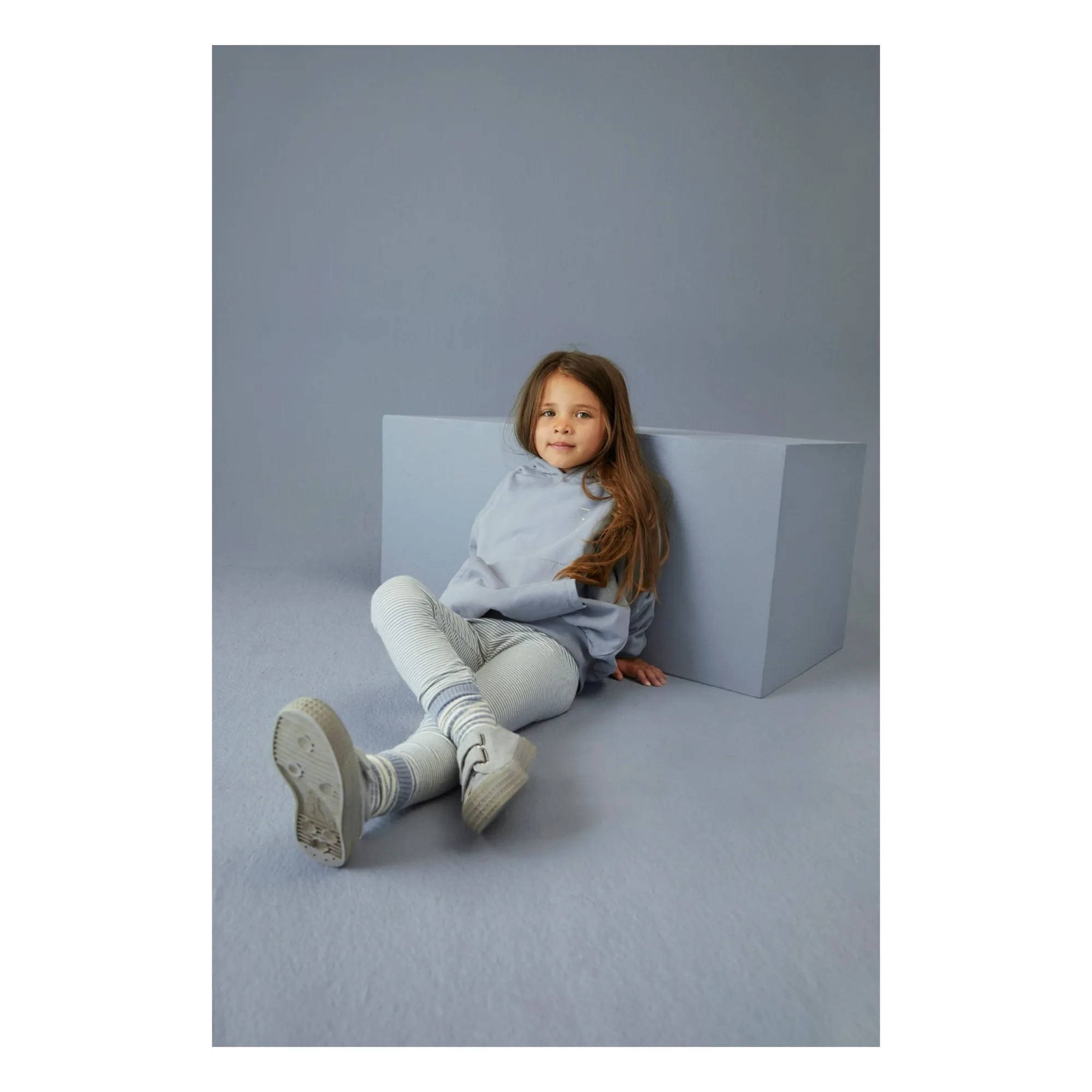 Sweat Coton Bio | Bleu Glacier- Image produit n°5