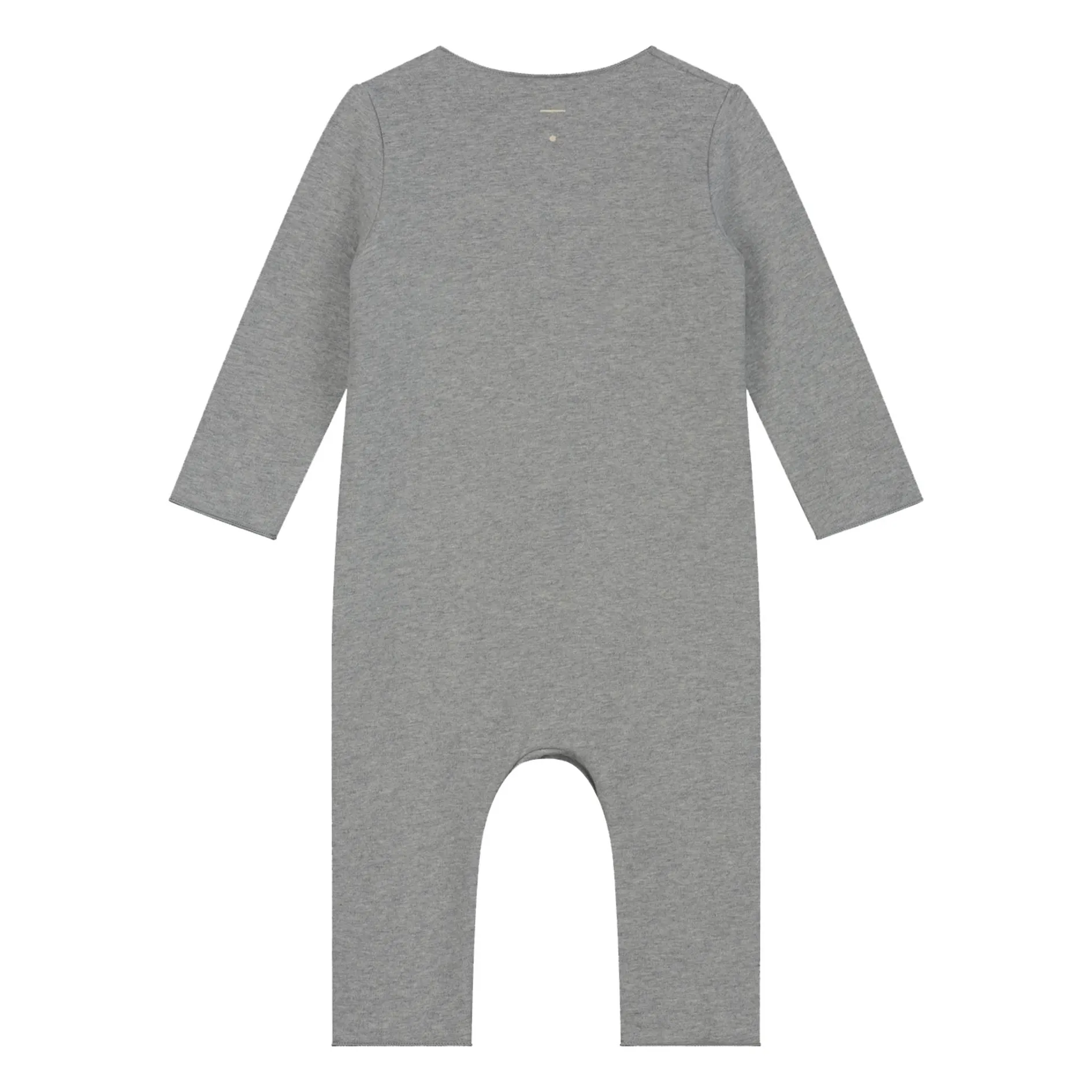Combinaison Coton Bio | Gris chiné- Image produit n°2