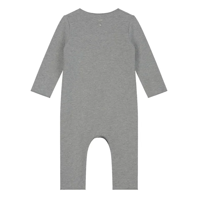 Monos de algodón ecológico | Gris Jaspeado