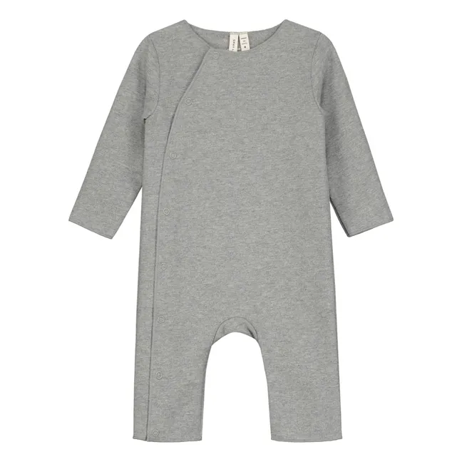 Overall aus Bio-Baumwolle | Grau Meliert