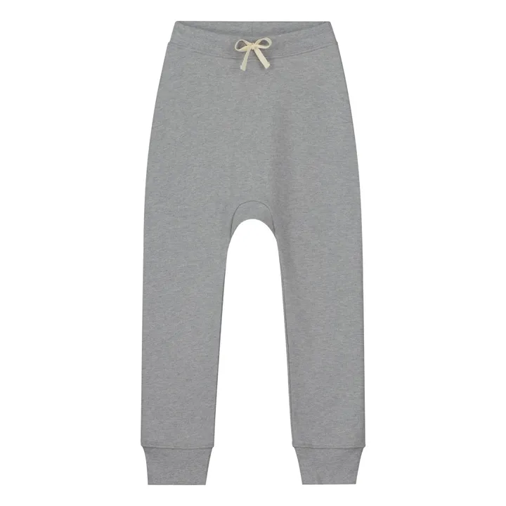 Jogger Baggy Coton Bio | Gris chiné- Image produit n°0
