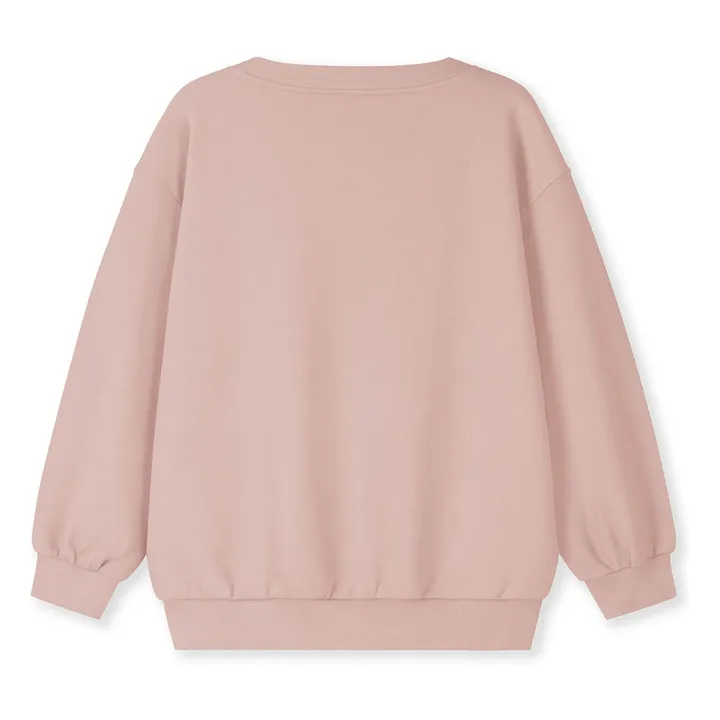 Sweat Oversize Coton Bio | Rose pâle- Image produit n°3