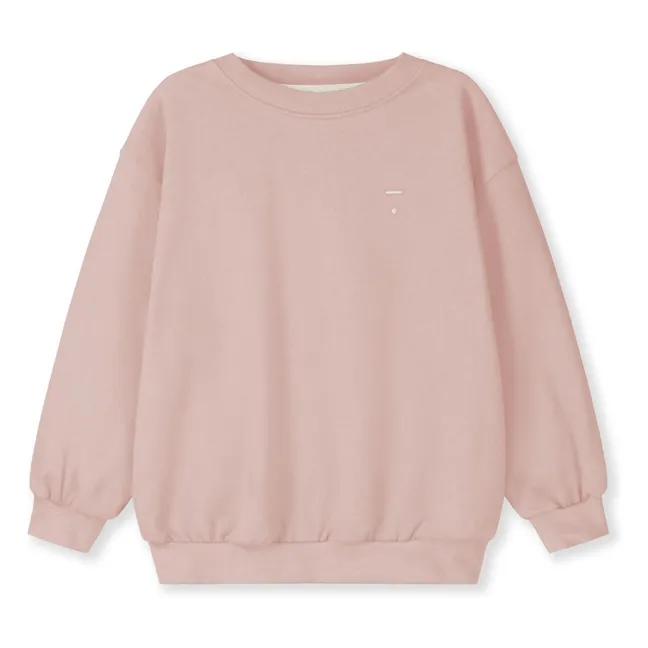 Sudadera oversize de algodón orgánico | Rosa Pálido