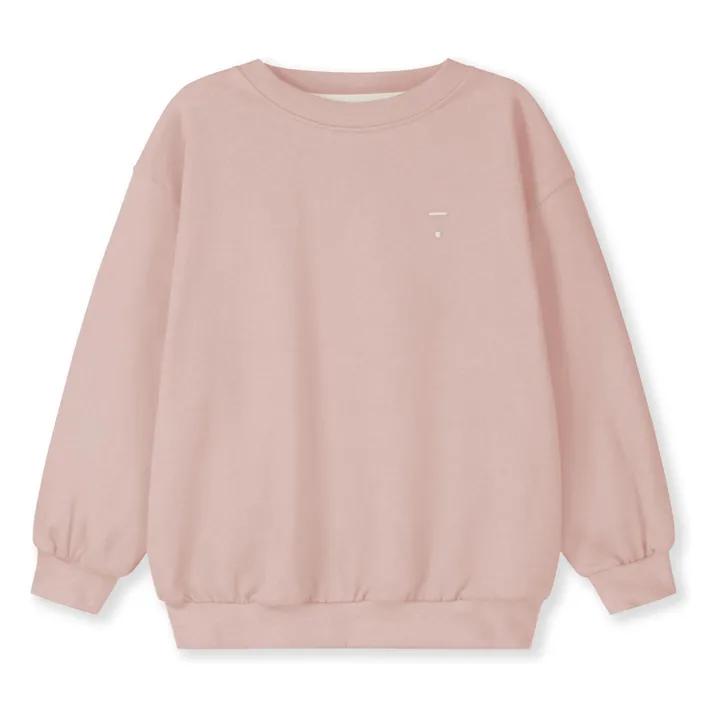 Sweat Oversize Coton Bio | Rose pâle- Image produit n°0