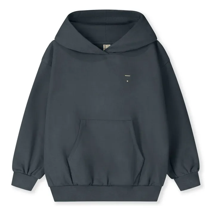 Sudadera de algodón ecológico | Azul Gris- Imagen del producto n°0