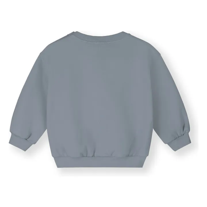 Sweat Mini Coton Bio | Bleu Glacier- Image produit n°1