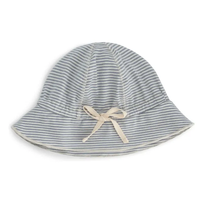 Striped Bob Organic Cotton | Ice Blue