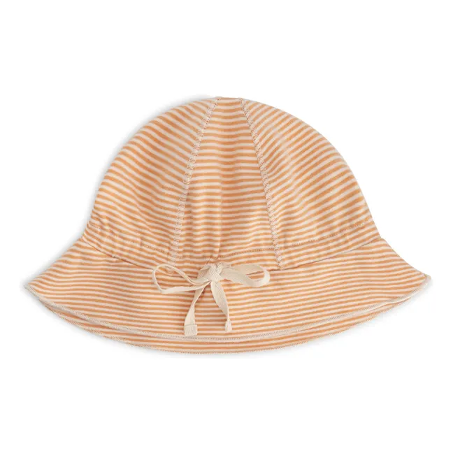 Striped Bob Organic Cotton | Apricot