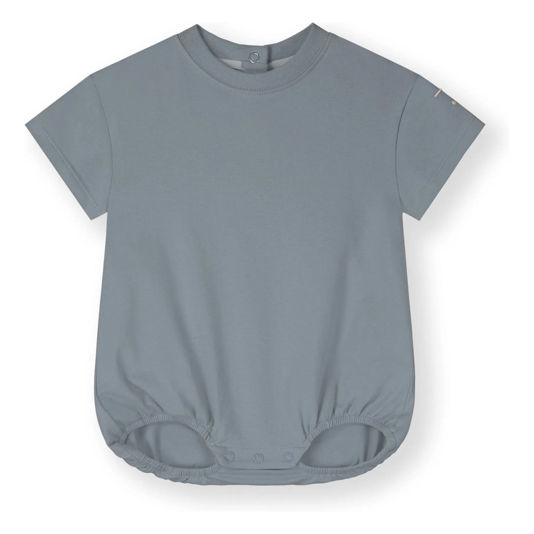 Gray Label Ice Blue Organic Cotton Romper