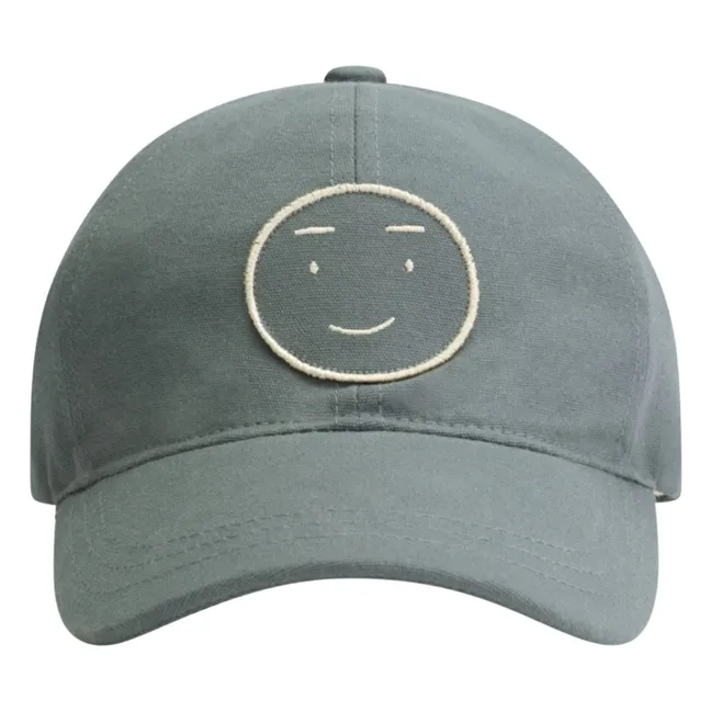 Organic cotton cap | Blue Green