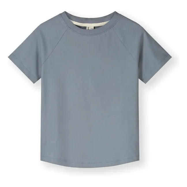 Camiseta de algodón ecológico | Azul Glaciar