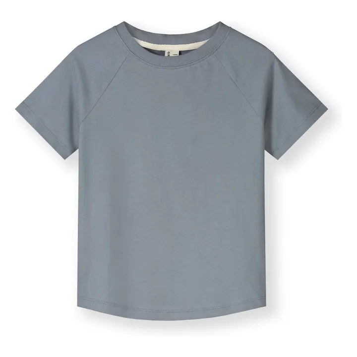 Camiseta de algodón ecológico | Azul Glaciar- Imagen del producto n°0