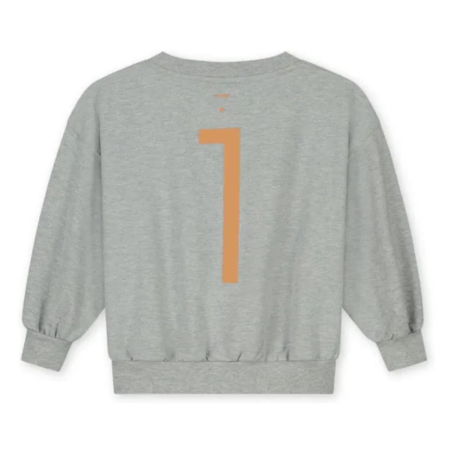Sweat Birthday Coton Bio | Gris chiné