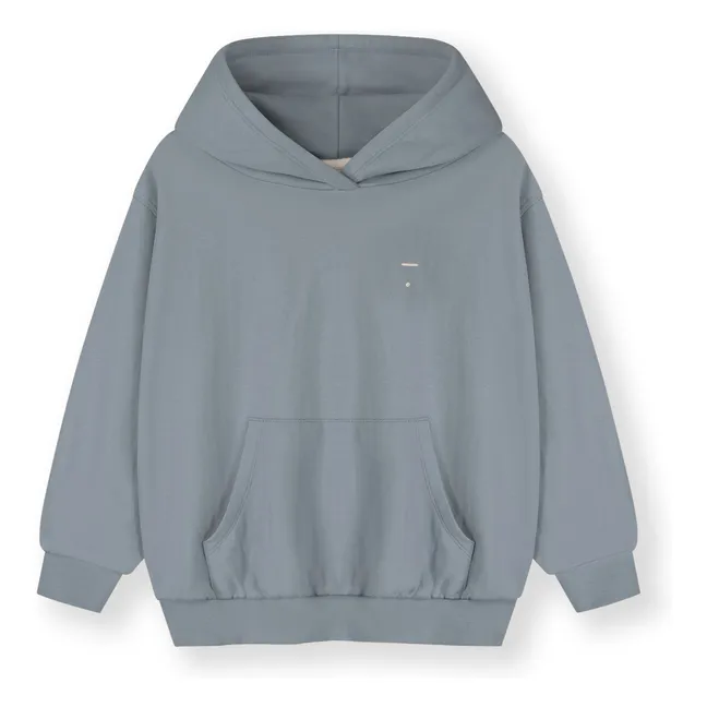 Sudadera de algodón ecológico | Azul Glaciar