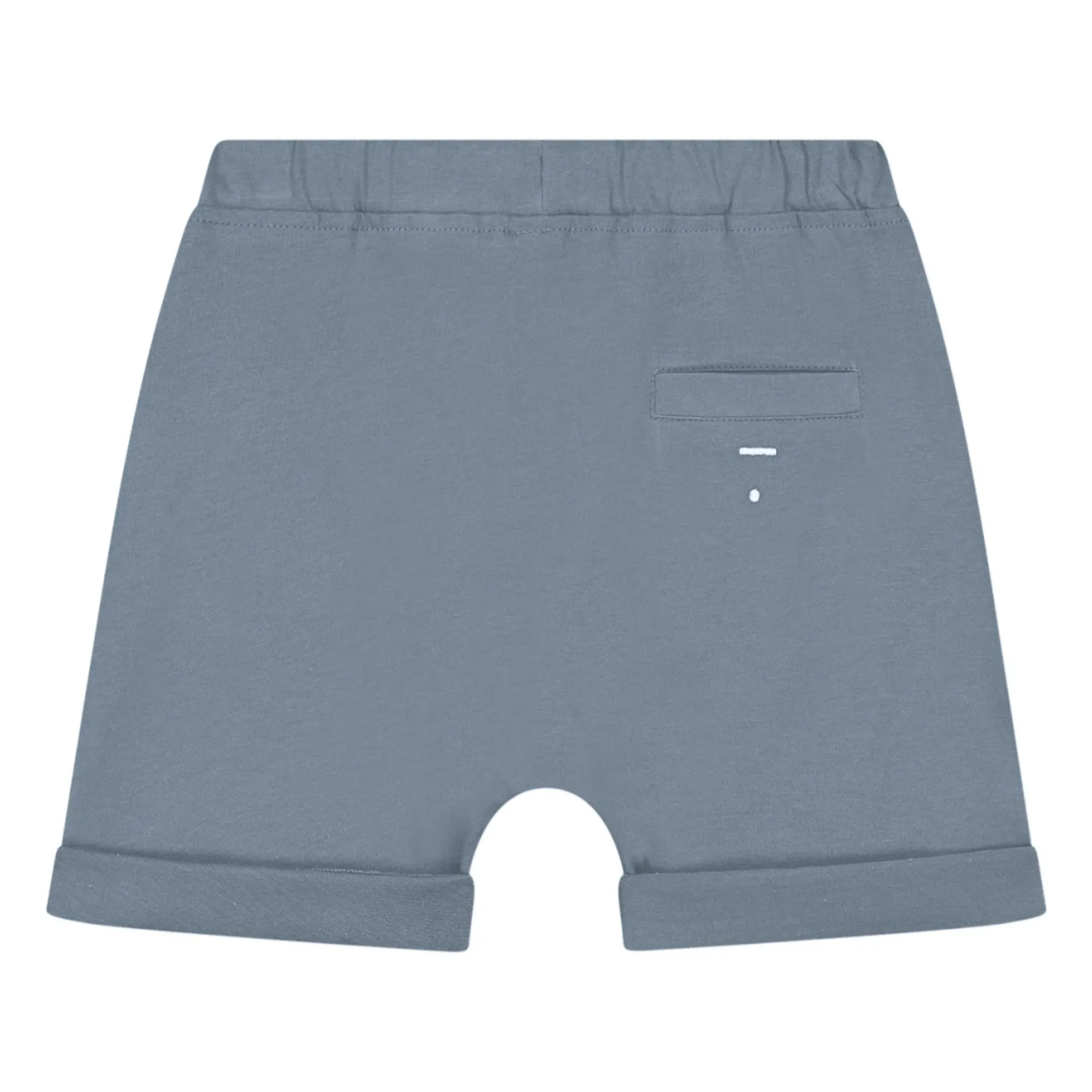 Short Coton Bio | Bleu Glacier- Image produit n°1