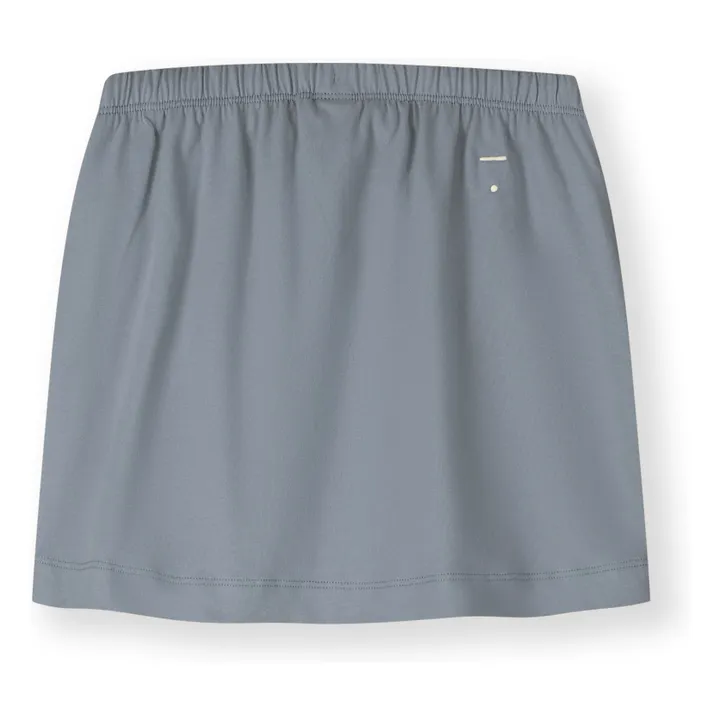 Jupe Coton Bio | Bleu Glacier- Image produit n°3