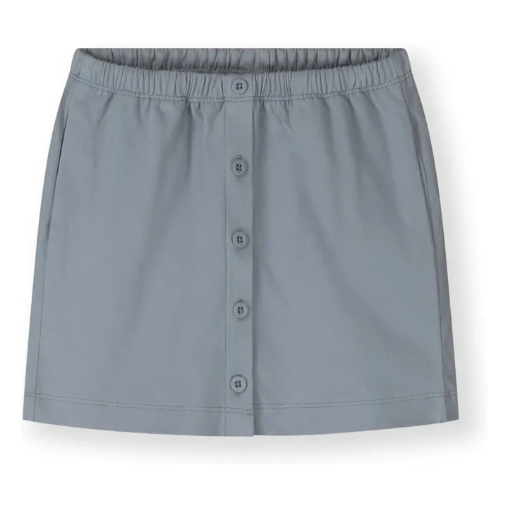 Jupe Coton Bio | Bleu Glacier- Image produit n°0