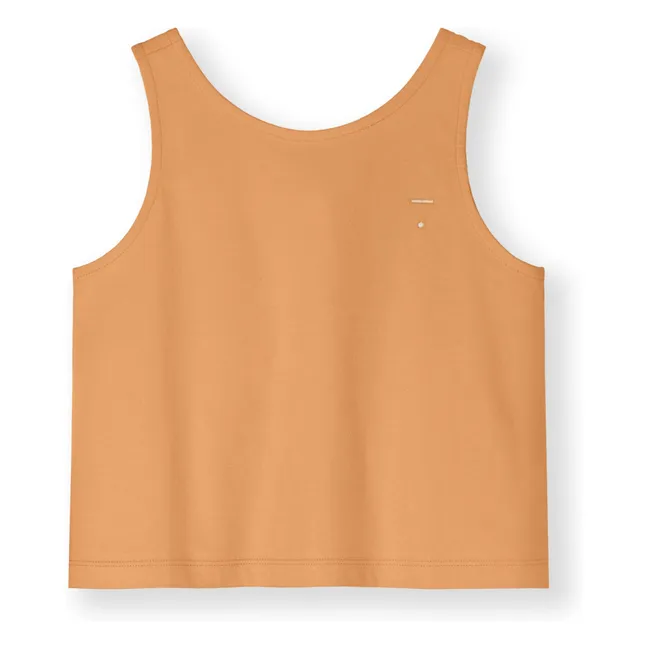 Top Boxy Coton Bio | Abricot