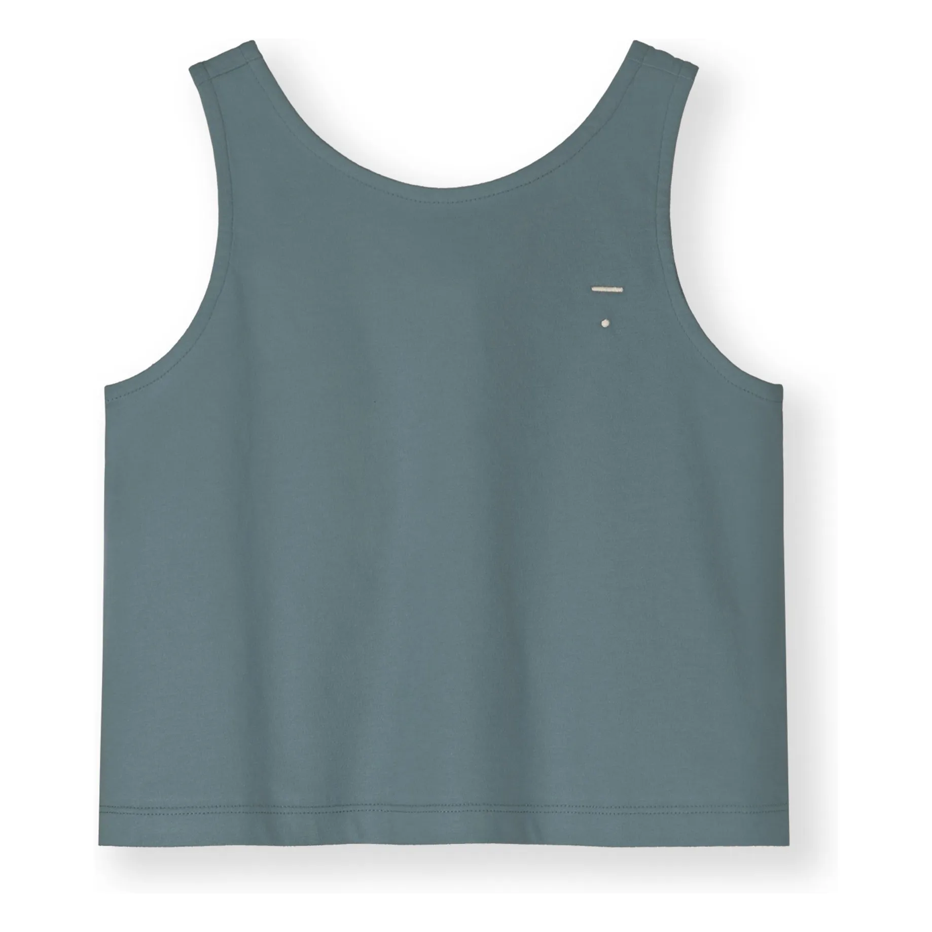 Gray Label Grey Blue Boxy Organic Cotton Top
