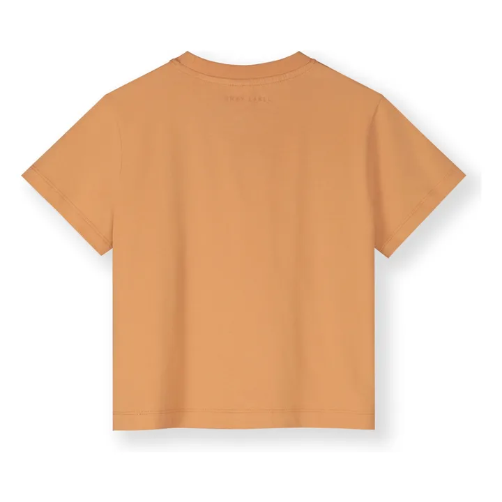 T-shirt Logo Coton Bio | Abricot- Image produit n°3