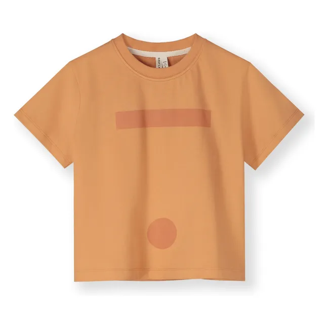 T-shirt Logo Coton Bio | Abricot