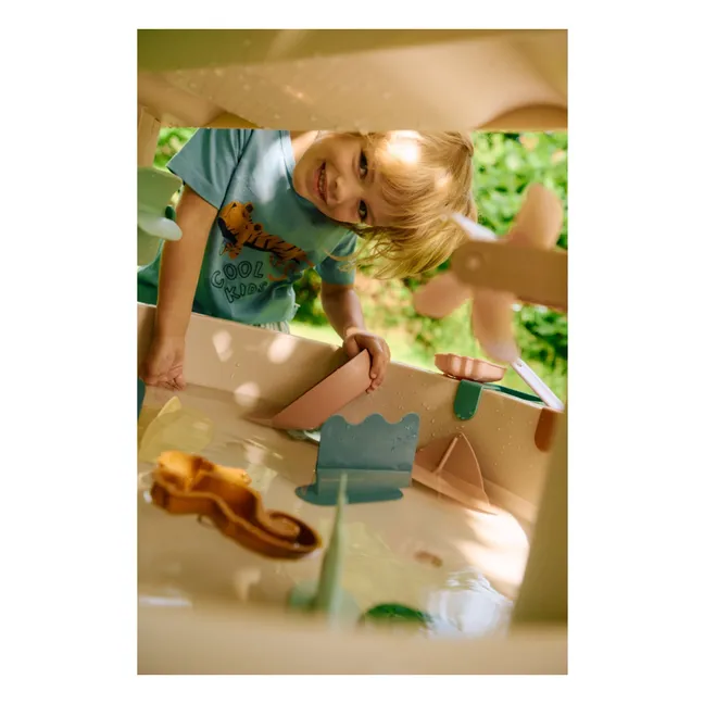 T-shirt in cotone organico Apia Tiger | Blu