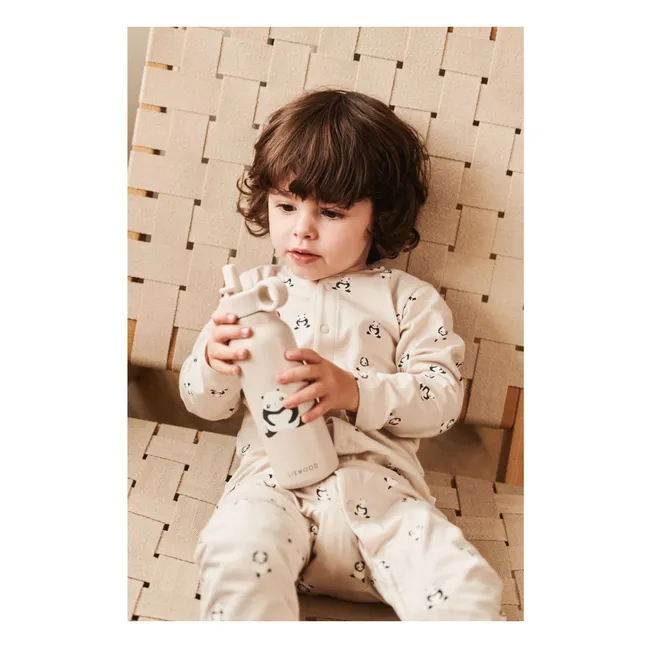 Pyjamas Birk Pandas Organic Cotton | Beige