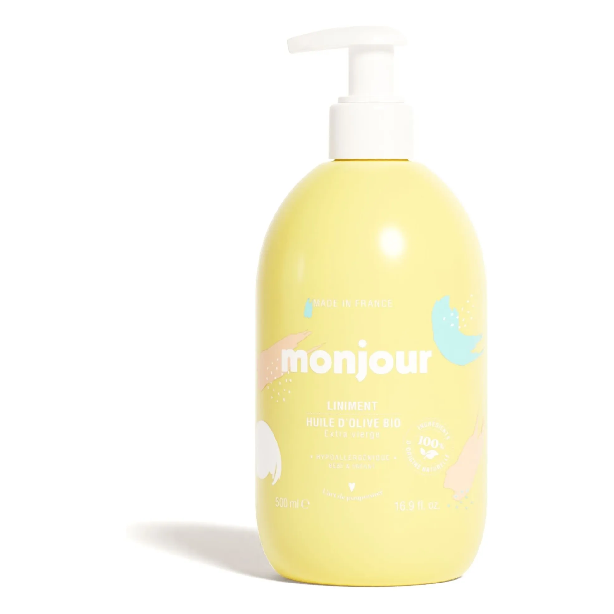 Monjour - Liniment oléo-calcaire hydratant - 500ml (Monjour) - Couverture