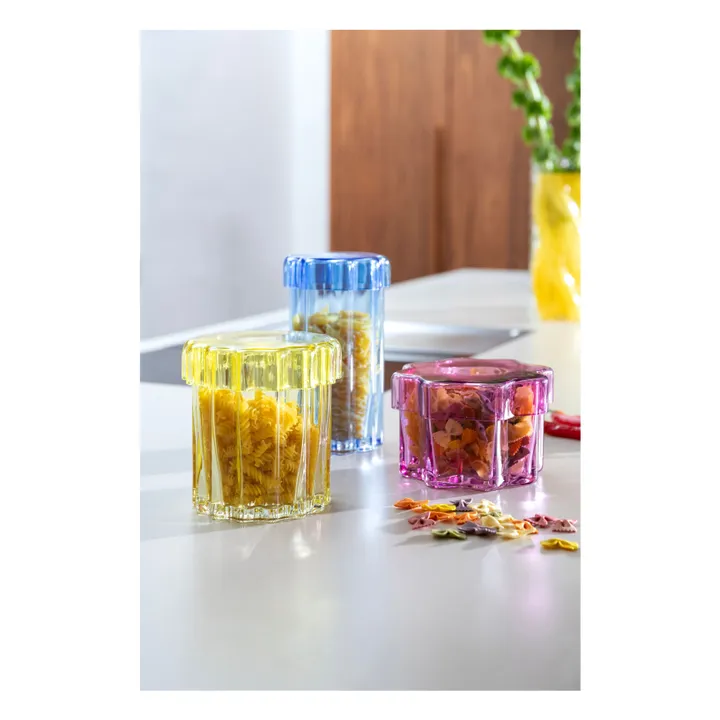 Pot en verre Astral | Bleu- Image produit n°1