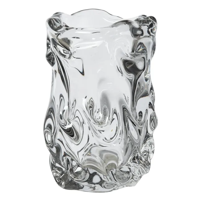 Vase en verre soufflé 