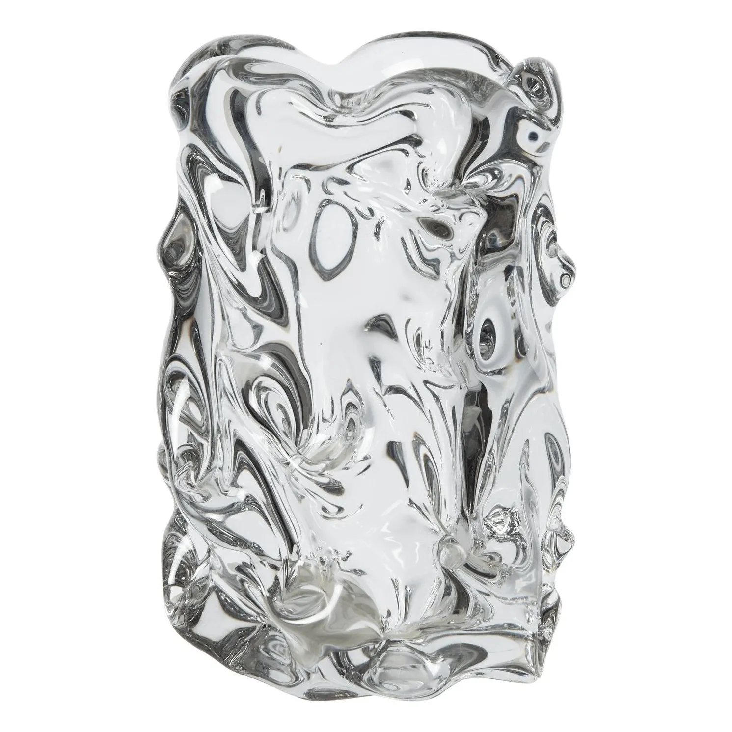 Ferm Living Transparent Blown Glass Vase