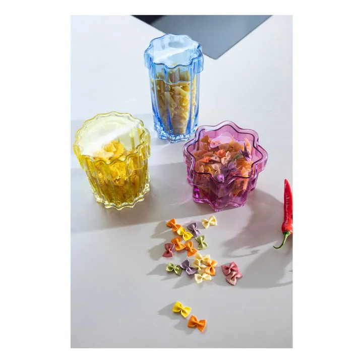 Pot en verre Astral | Bleu- Image produit n°2