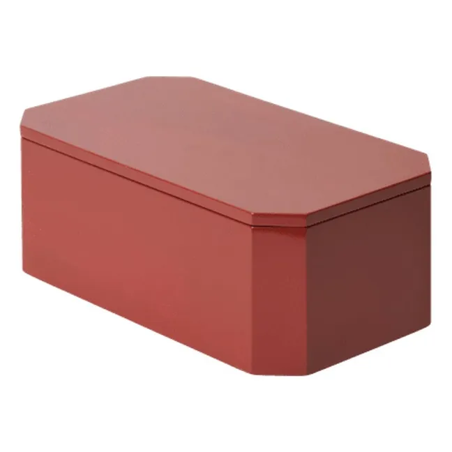 Boîte en bamboo FSC Nova  | Rouge