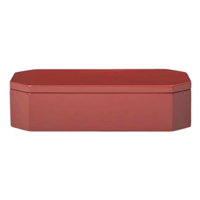 Boîte en bamboo FSC Nova  | Rouge