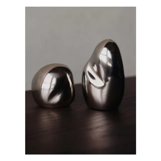 Salière et poivrière acier inoxydable, Orevo Corkscrew | Acier