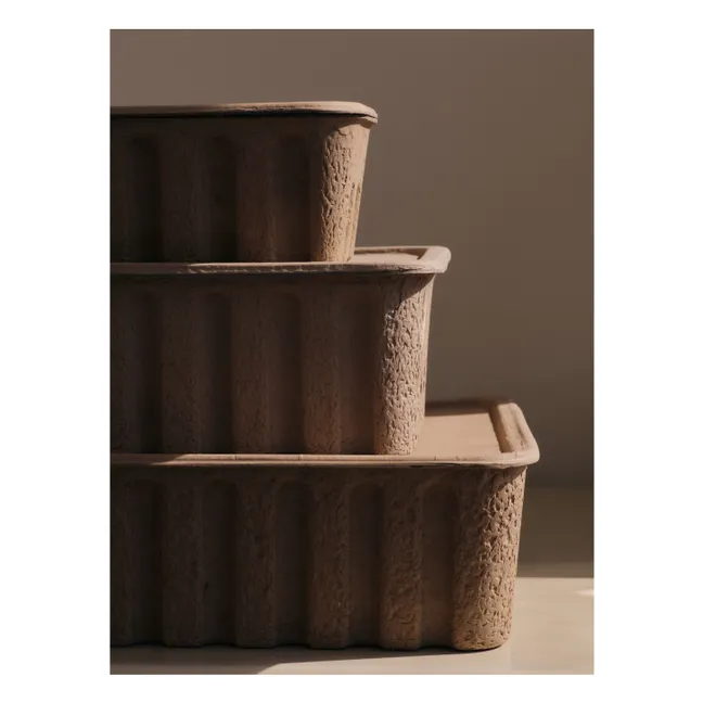 Paper storage box  | Brown