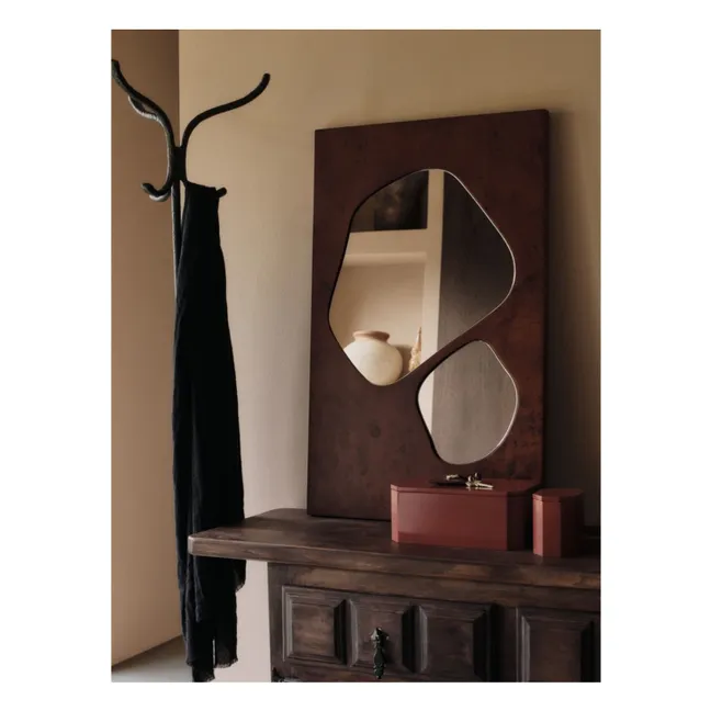 Boîte en bamboo FSC Nova  | Rouge