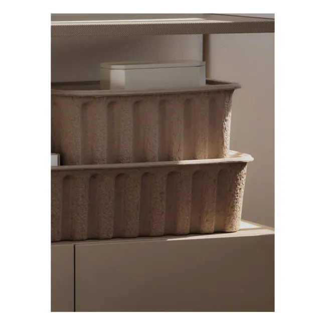 Paper storage box  | Brown
