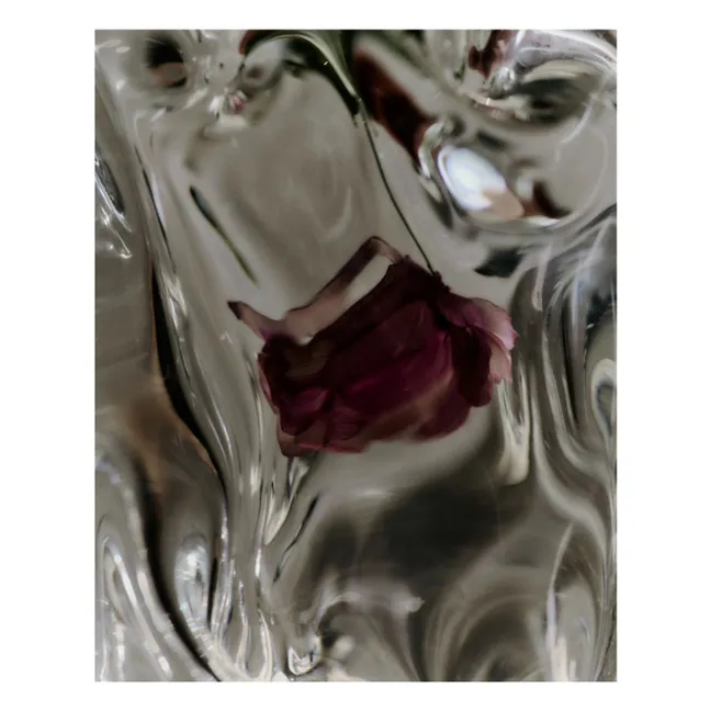 Vase en verre soufflé 