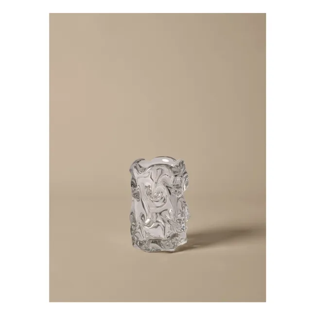 Vase en verre soufflé 