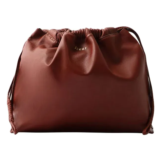 Borsa Suzette in pelle | Acajou