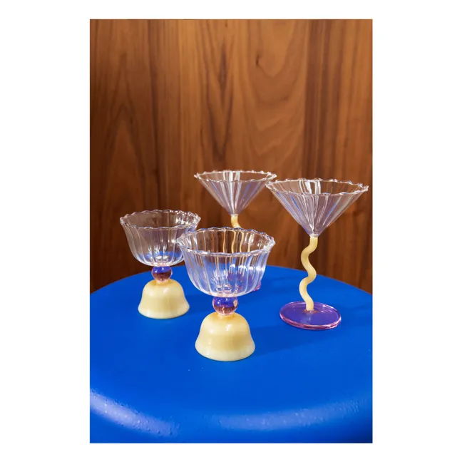 Tazze curve - Set di 2 | Giallo