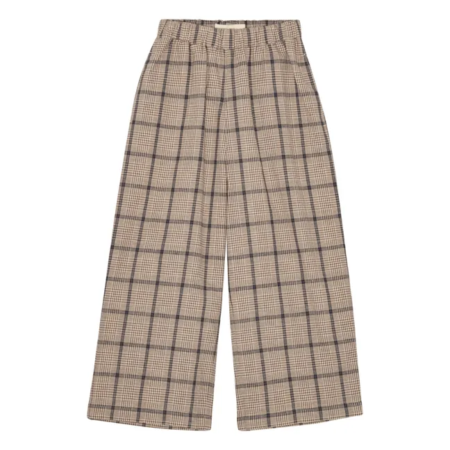 Francis Carreaux Linen and Organic Cotton Trousers | Brown